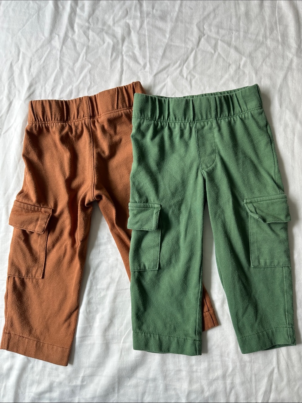 Roots & Threads Kids Cargo Joggers wide leg